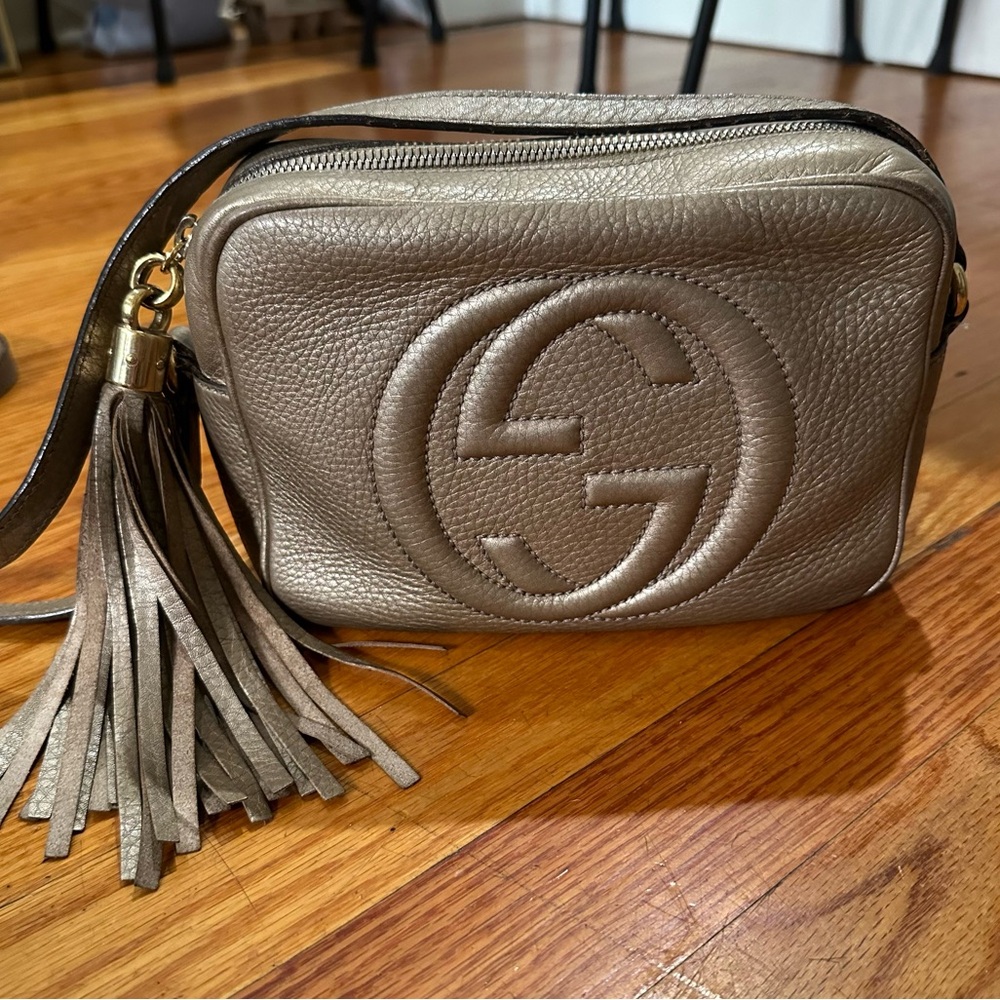 Gucci Disco Bag in Gold